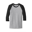 Gildan Heavy Cotton 3/4-Sleeve Raglan T-Shirt.