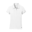 Nike Ladies Dri-FIT Solid Icon Pique Modern Fit Polo.