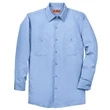Red Kap Long Size, Long Sleeve Industrial Work Shirt.