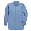Red Kap Long Size, Long Sleeve Industrial Work Shirt.