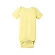 Rabbit Skins Infant Short Sleeve Baby Rib Bodysuit.