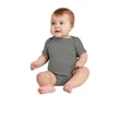 Rabbit Skins Infant Short Sleeve Baby Rib Bodysuit.