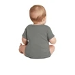 Rabbit Skins Infant Short Sleeve Baby Rib Bodysuit.