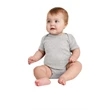 Rabbit Skins Infant Short Sleeve Baby Rib Bodysuit.