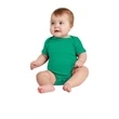 Rabbit Skins Infant Short Sleeve Baby Rib Bodysuit.