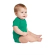 Rabbit Skins Infant Short Sleeve Baby Rib Bodysuit.