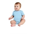 Rabbit Skins Infant Short Sleeve Baby Rib Bodysuit.