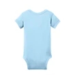 Rabbit Skins Infant Short Sleeve Baby Rib Bodysuit.