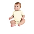 Rabbit Skins Infant Short Sleeve Baby Rib Bodysuit.