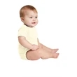 Rabbit Skins Infant Short Sleeve Baby Rib Bodysuit.