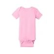 Rabbit Skins Infant Short Sleeve Baby Rib Bodysuit.