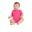 Rabbit Skins Infant Short Sleeve Baby Rib Bodysuit.