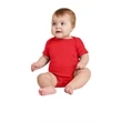 Rabbit Skins Infant Short Sleeve Baby Rib Bodysuit.