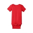 Rabbit Skins Infant Short Sleeve Baby Rib Bodysuit.