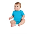 Rabbit Skins Infant Short Sleeve Baby Rib Bodysuit.