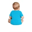 Rabbit Skins Infant Short Sleeve Baby Rib Bodysuit.