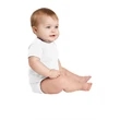 Rabbit Skins Infant Short Sleeve Baby Rib Bodysuit.