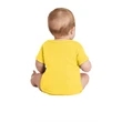 Rabbit Skins Infant Short Sleeve Baby Rib Bodysuit.