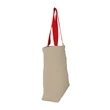 Colored Handle Tote