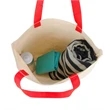 Colored Handle Tote