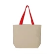 Colored Handle Tote