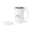 Lotus Porcelain Tea Infuser Mug - 15 Oz.