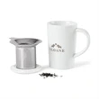Lotus Porcelain Tea Infuser Mug - 15 Oz.