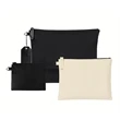 Avery Cotton Zippered 3 Piece Pouch Set