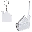 House Tape Measure Key Chain 3'