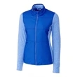 Cutter & Buck Stealth Hybrid Quilted Womens Full Zip Wind...
