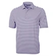 Cutter & Buck Virtue Eco Pique Stripe Recycled Mens Big a...
