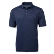 Cutter & Buck Virtue Eco Pique Tile Print Recycled Mens B...