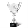 Silver Metal Fluted Cup - Medium