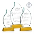 Croydon Flame Award on Newhaven Base - Amber