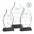 Croydon Flame Award on Newhaven Base - Black
