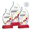 Croydon VividPrint™ Award on Newhaven Base - Red