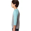 Youth CVC 3/4-Sleeve Raglan