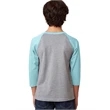 Youth CVC 3/4-Sleeve Raglan