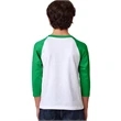 Youth CVC 3/4-Sleeve Raglan