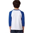 Youth CVC 3/4-Sleeve Raglan