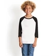 Youth CVC 3/4-Sleeve Raglan