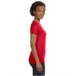 Ladies' V-Neck Fine Jersey T-Shirt