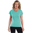 Ladies' V-Neck Fine Jersey T-Shirt