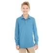 Youth SpotShield™ Long-Sleeve Jersey Polo