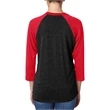 Unisex Triblend 3/4-Sleeve Raglan