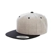 Adult 6-Panel Structured Flat Visor Classic Two-Tone Snap...