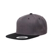 Adult 6-Panel Structured Flat Visor Classic Two-Tone Snap...