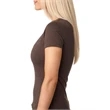 Ladies' CVC Deep V-Neck T-Shirt