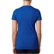 Ladies' CVC Deep V-Neck T-Shirt