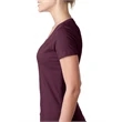 Ladies' CVC Deep V-Neck T-Shirt